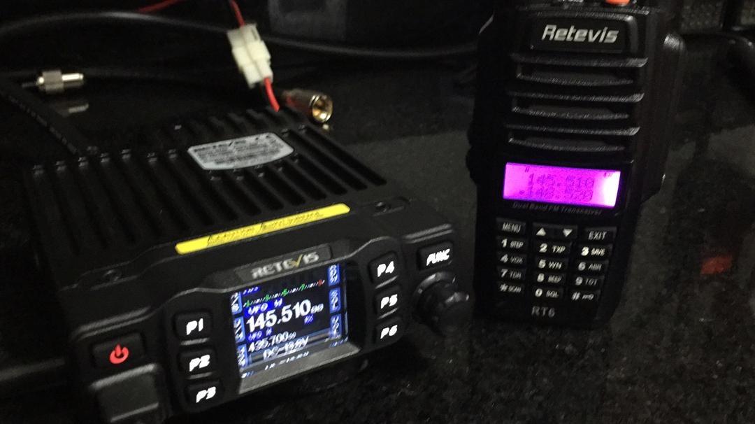 Retevis RT95 Mobile Ham Radio, 2m/70cm Dual Band Mobile Ham Radio Kit | Dual Speakers, CHIRP, 180° Rotatable LCD Screen, VOX, Ham Radio Base Station, Mobile Transceiver with Cable for Vehicle Car customer photo 2