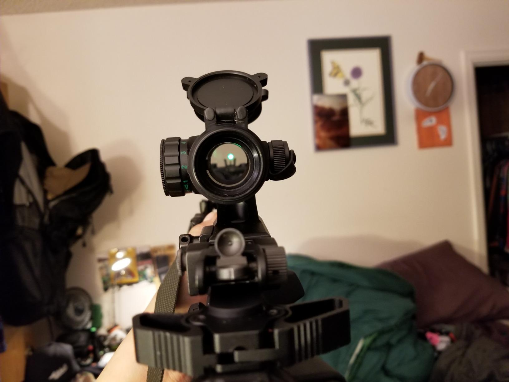 CVLIFE 4MOA Red/Green Dot Reflex Sight, 20mm Cantilever Mount customer photo 1