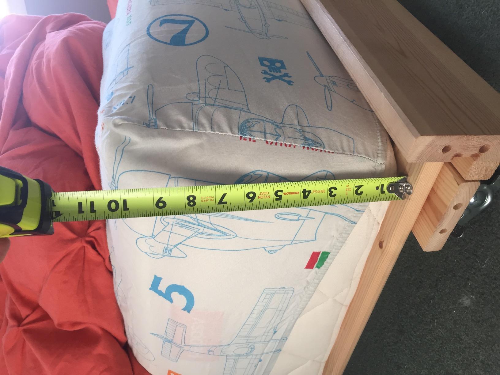 Happsy Organic Hybrid Mattress - Natural Latex Mattress - Medium Firm with Encased Coil Layers for Universal Comfort and Pressure Relieving - Bed-in-a-Box - Full customer photo 2