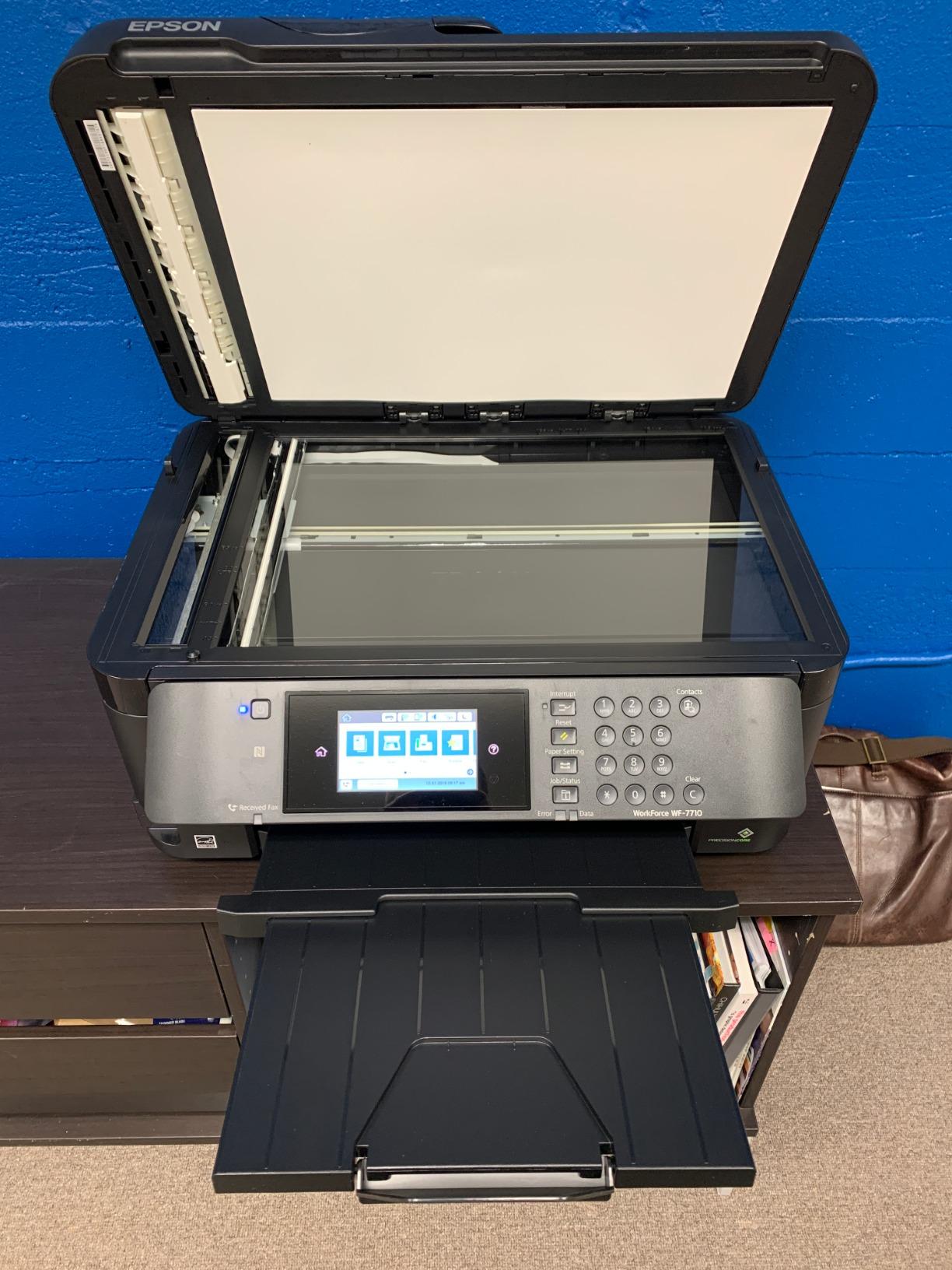 Epson Workforce WF-7710 Wireless Wide-Format Color Inkjet Printer with Copy, Scan, Fax, Wi-Fi Direct and Ethernet, Amazon Dash Replenishment Ready customer photo 2