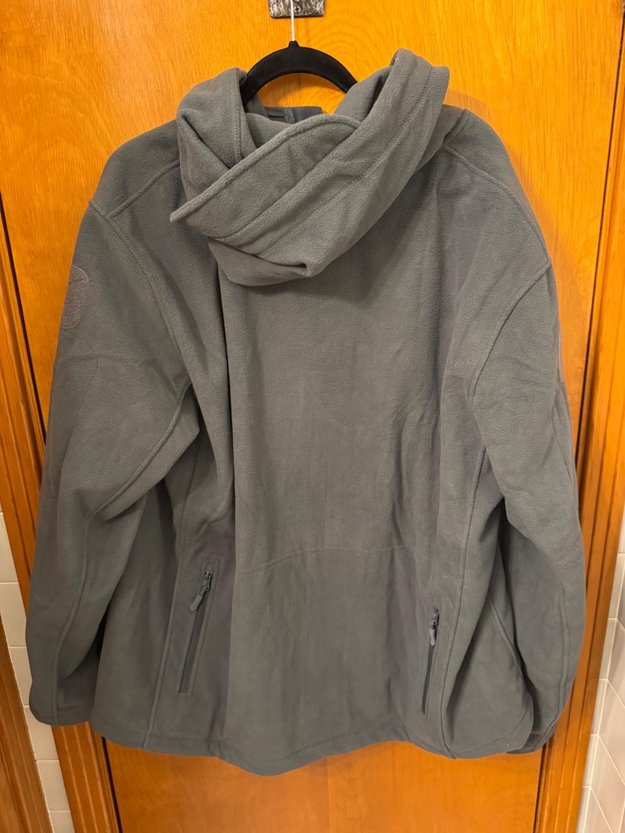 CRYSULLY Men's Fleece Jacket Warm Winter Tactical Full Zip Hooded Coats customer photo 1
