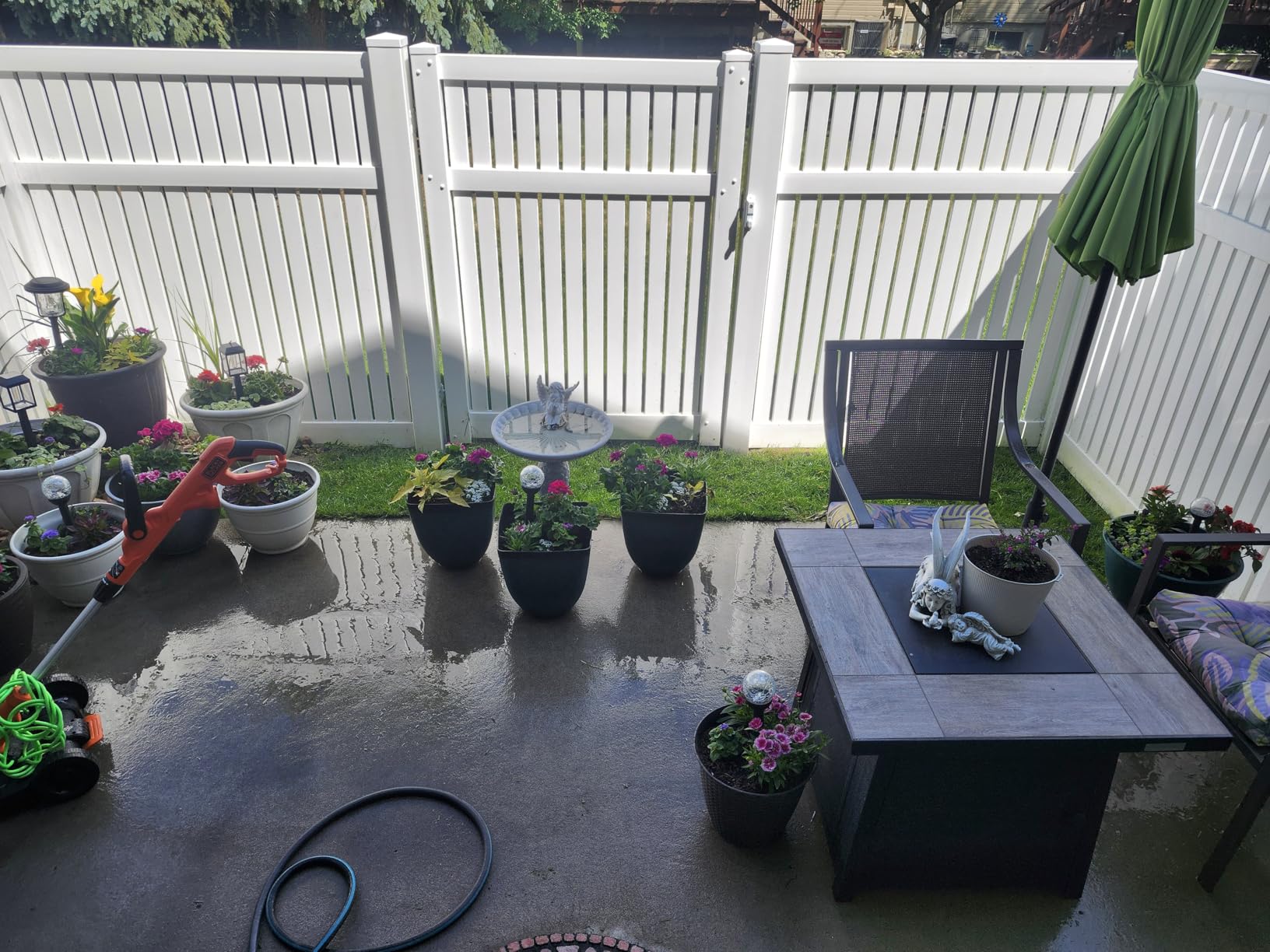 BLACK+DECKER Electric Lawn Mower, Weed Eater and Edger 3-in-1 Combo, Corded 12-Inch 6.5 Amp Electric Weed Wacker and Compact Push Mower (BESTA512CM) customer photo 2