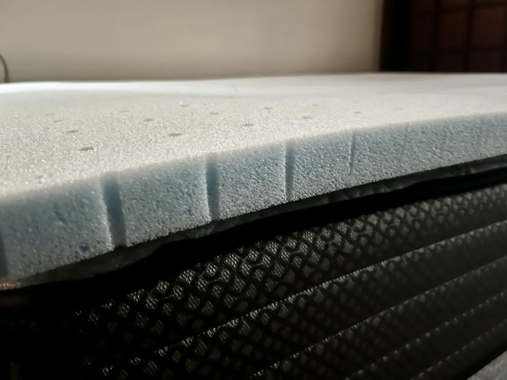 Best Price Mattress 1.5 Inch Ventilated Memory Foam Mattress Topper, Cooling Gel Infusion, CertiPUR-US Certified, Dorm Essentials, Queen customer photo 2