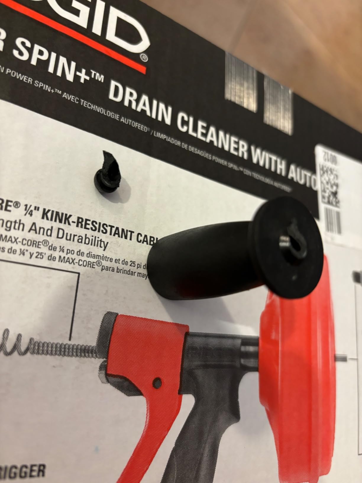 Ridgid 57043 POWER SPIN+ Power Spinner Drain Cleaner customer photo 1