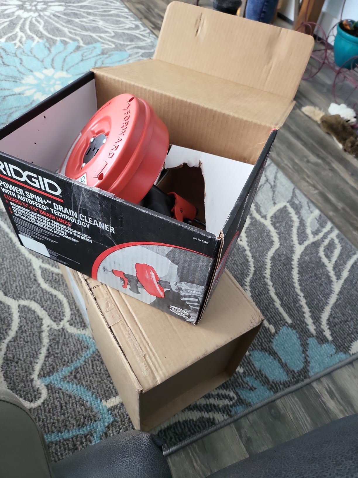 Ridgid 57043 POWER SPIN+ Power Spinner Drain Cleaner customer photo 2