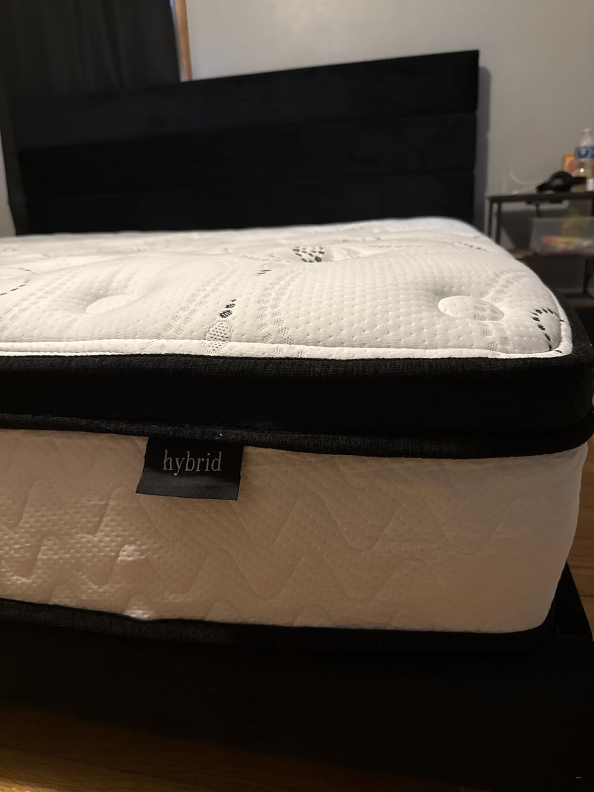 Signature Design by Ashley Chime 10 Inch Twin Hybrid Mattress in a Box | Medium Firm comfort twin mattress for kids rooms, Cooling gel memory foam and pocketed coils, Polyester damask cover customer photo 2