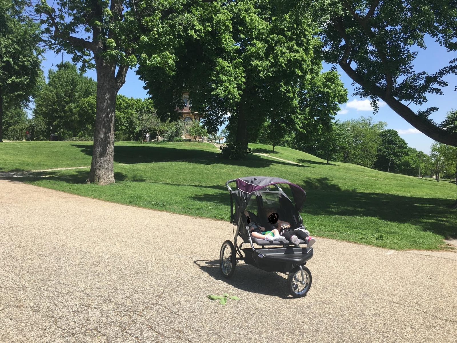 Baby Trend Expedition Double Jogger Stroller, Griffin customer photo 2