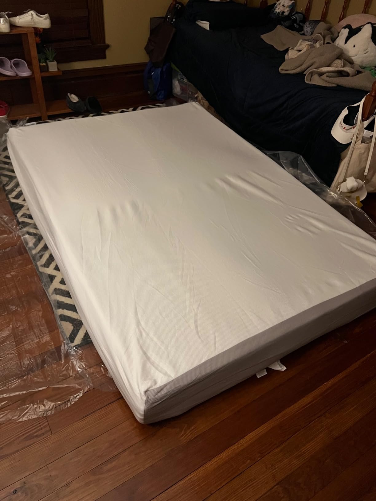 Amazon Basics Plush Memory Foam Mattress, Breathable, 8 Inch, Full customer photo 1