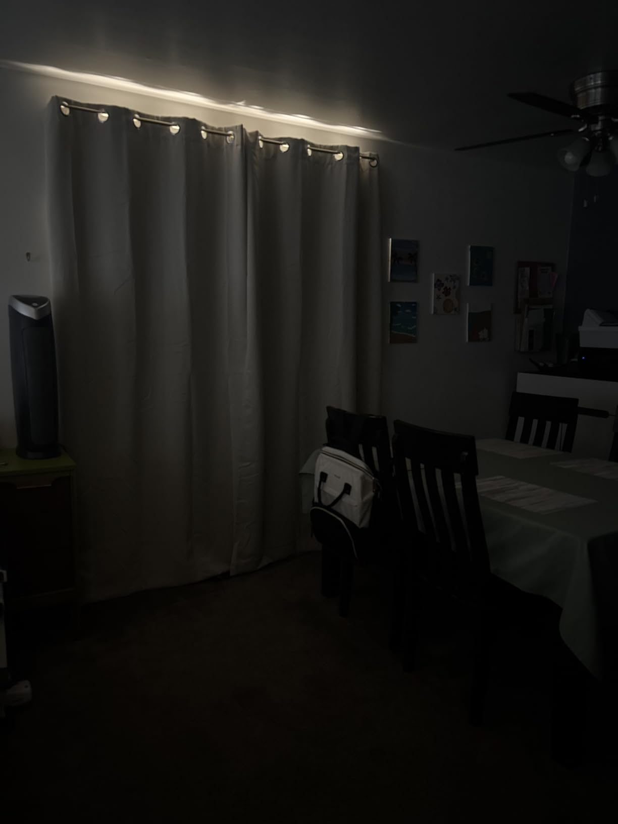 NICETOWN Grey Full Shade Curtain Panels for Dining Room 52x84 in 2 Panels | Thermal Insulated Energy Smart Noise Blocking Out Blackout Drapes, Lined for Privacy, Energy Efficient for Guest Room Office customer photo 2