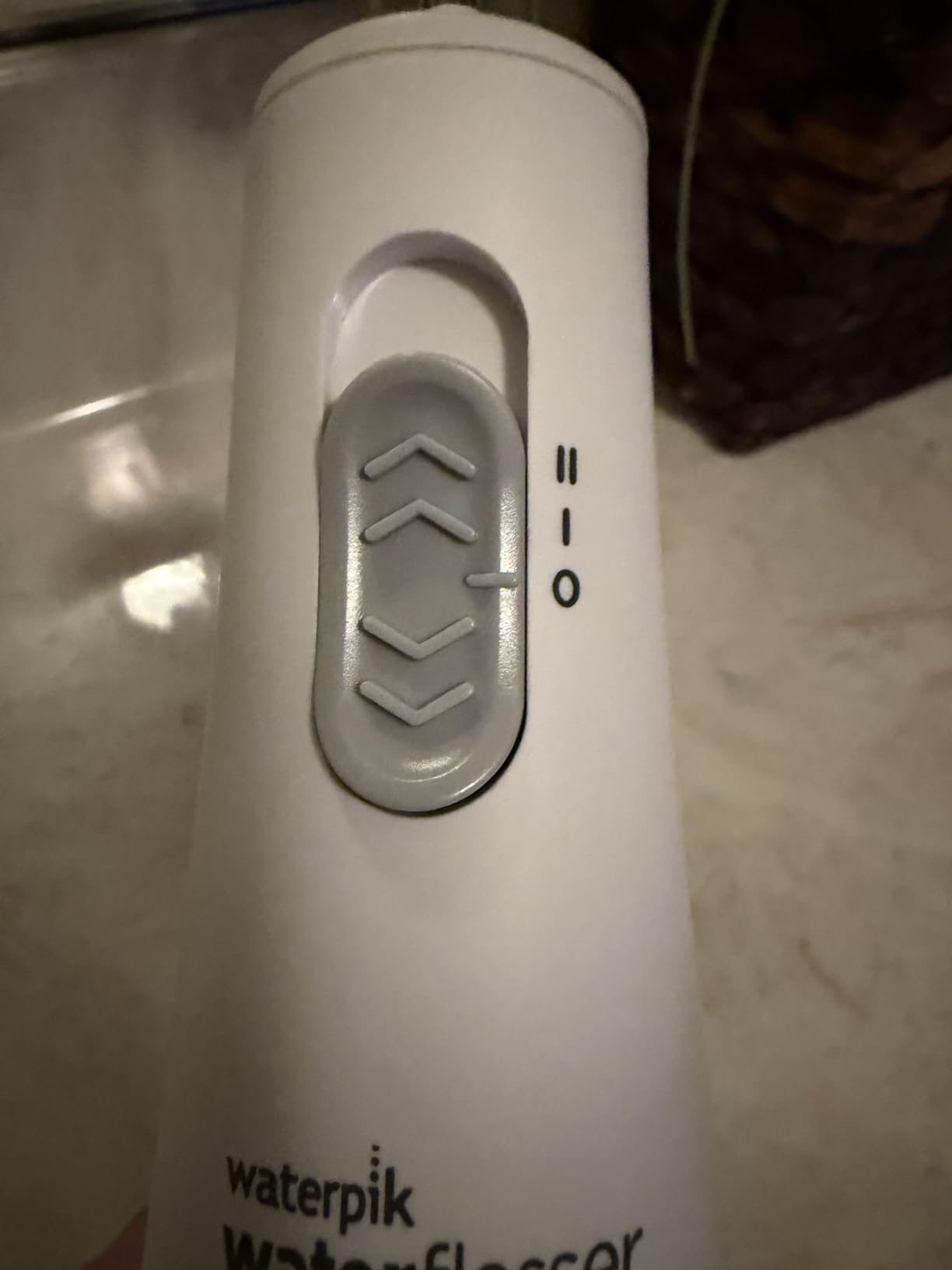 Waterpik Cordless Express Portable Water Flosser, 3 AA Batteries, White customer photo 1