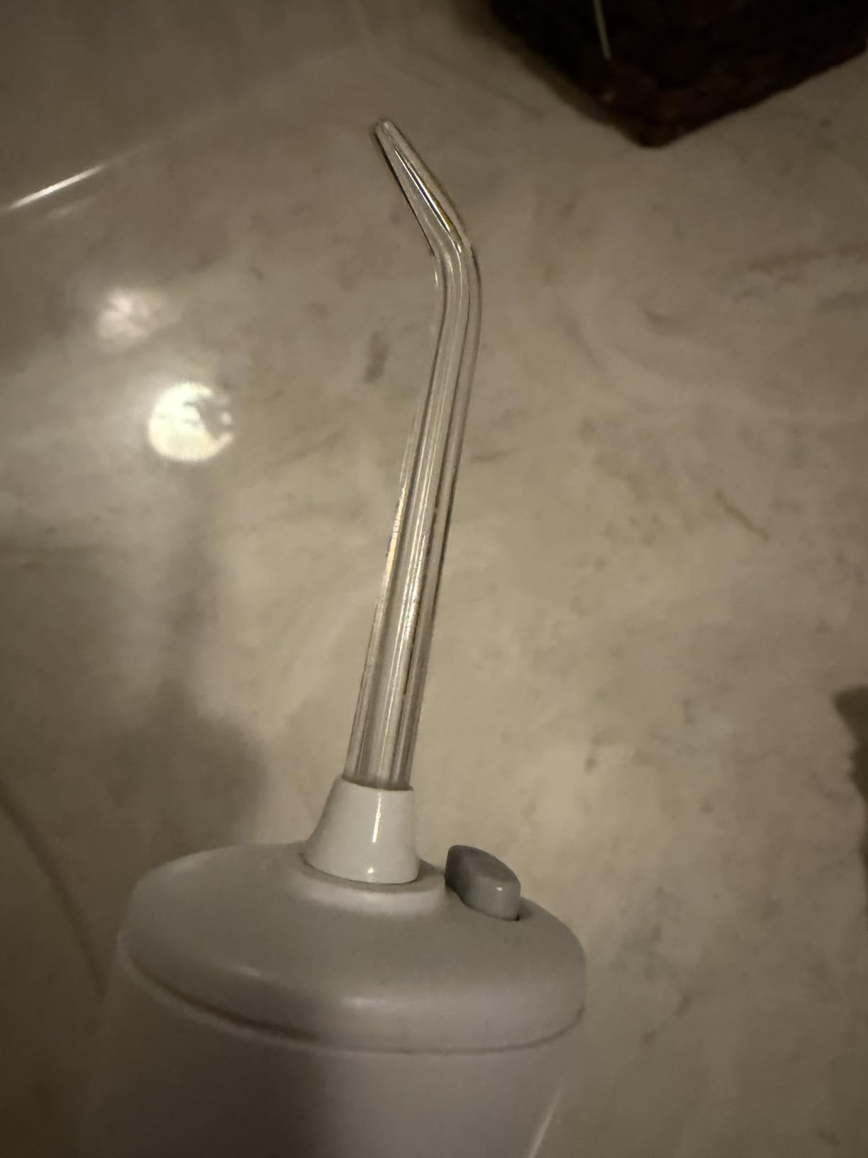 Waterpik Cordless Express Portable Water Flosser, 3 AA Batteries, White customer photo 2