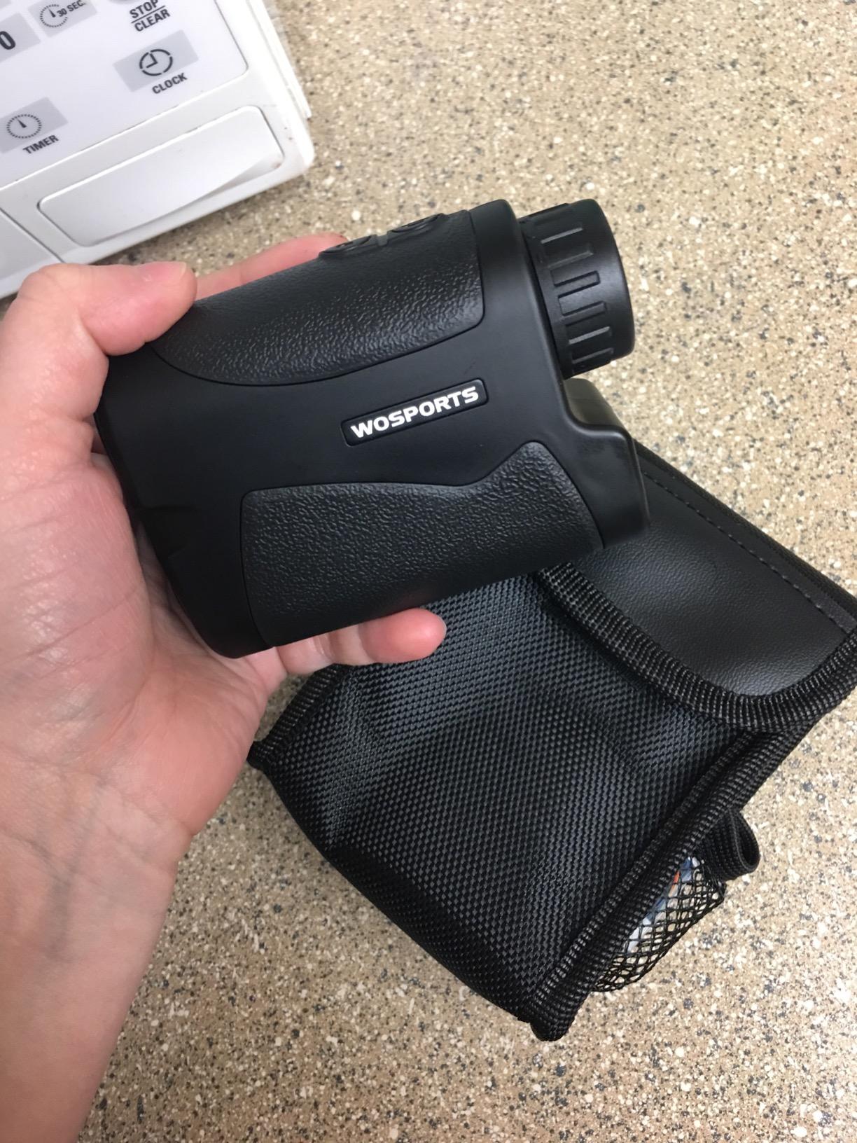 WOSPORTS Hunting Rangefinder, 800/1200 Yards Laser Range Finder with Scanning, Angle, Height, Horizontal Distance customer photo 1