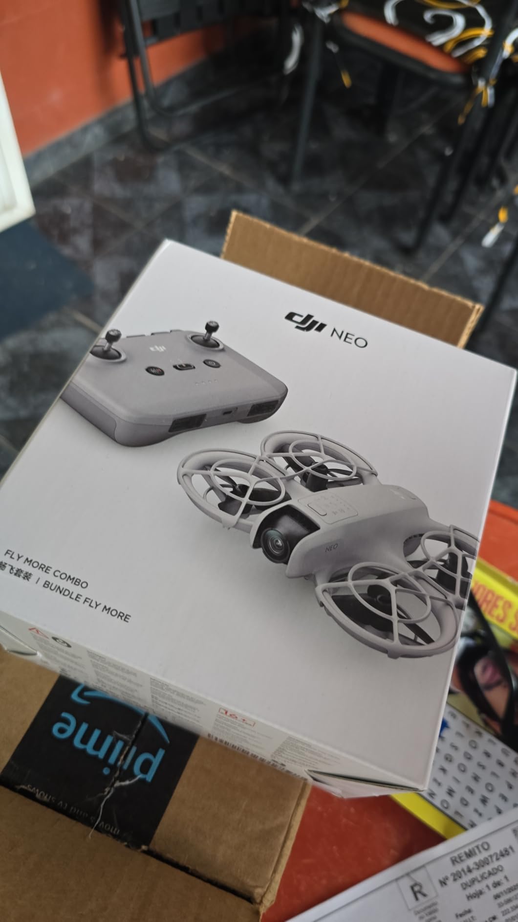 DJI Neo Fly More Combo, Mini Drone With 4K UHD Camera for Adults | 135g Self-Flying Drone That Follows You, Palm Takeoff, Subject Tracking, QuickShots, With RC-N3 and 3 Batteries customer photo 1