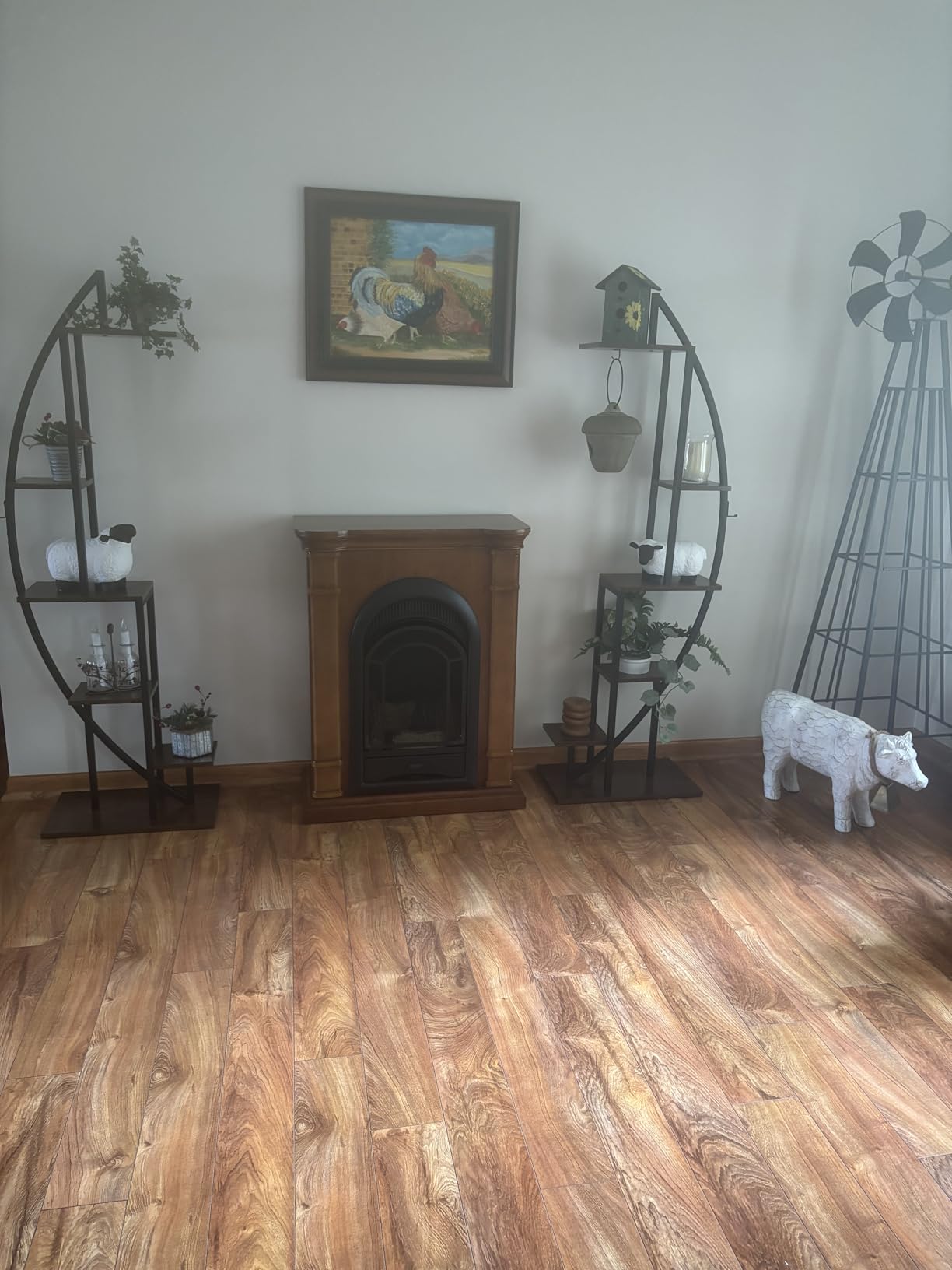 ProCom Dual Fuel Ventless Gas Fireplace System - 10,000 BTU, T-Stat Control, Apple Spice Finish - Model# FS100T-3AS customer photo 2
