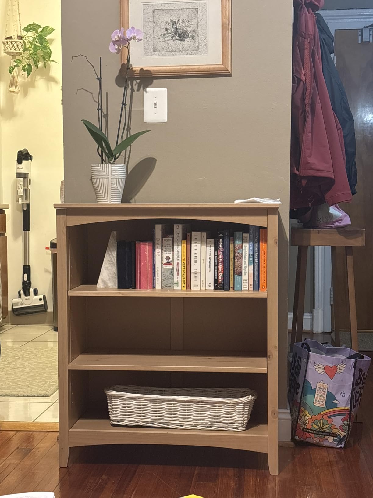 Shaker Style 4 Shelf Bookcase / Solid Wood / 48
