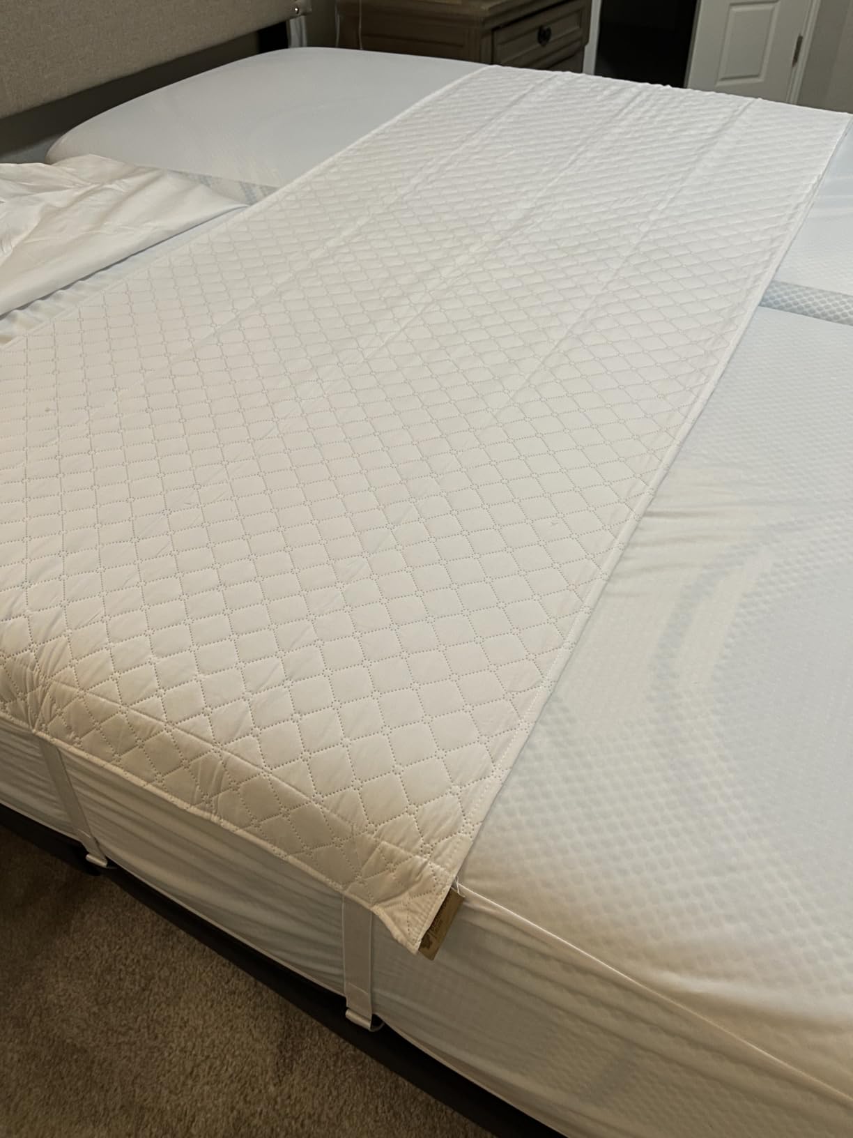 Split King Gap Filler for Adjustable Bed, Bed Bridge Twin XL to King | Stop Mattress From Sliding. Mattress Bridge for Split King, Bed Connector Twin to King customer photo 2