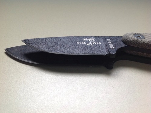 ESEE Knives Izula-II Fixed Blade Knife, w/Micarta Handle, Molded Sheath, & Clip Plate (Black Oxide) customer photo 2