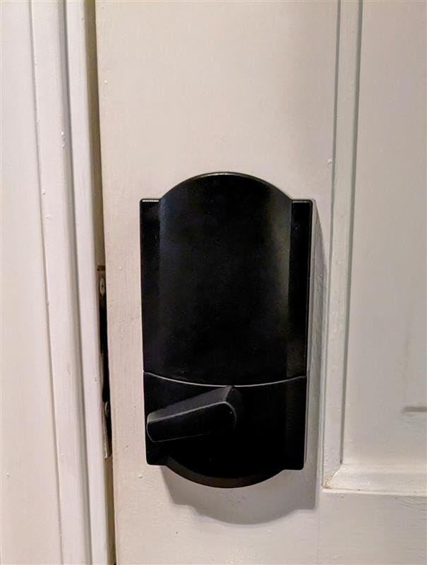 Schlage Encode Smart WiFi Deadbolt Lock with Century Trim, Matte Black customer photo 1