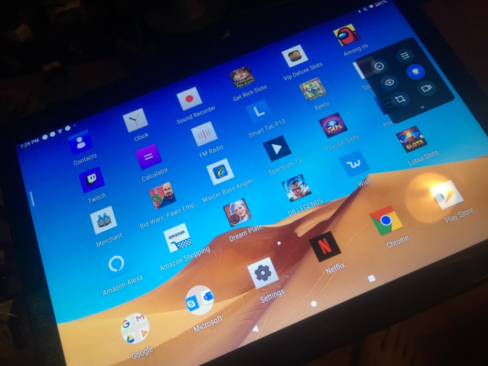 Lenovo Smart Tab P10 10.1” Android Tablet, Alexa-Enabled Smart Device with Fingerprint Sensor and Smart Dock Featuring 4 Dolby Atmos Speakers - 64GB Storage with Alexa Enabled Charging Dock Included customer photo 1