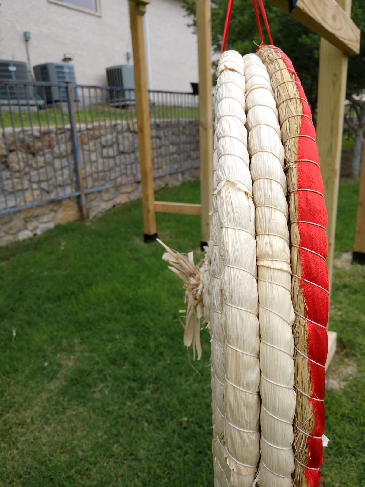 Dostyle Archery Targets Traditional Solid Straw Round Archery Target Shooting Bow Coloured Rope Target Face Three Layer for Shooting Practice customer photo 2