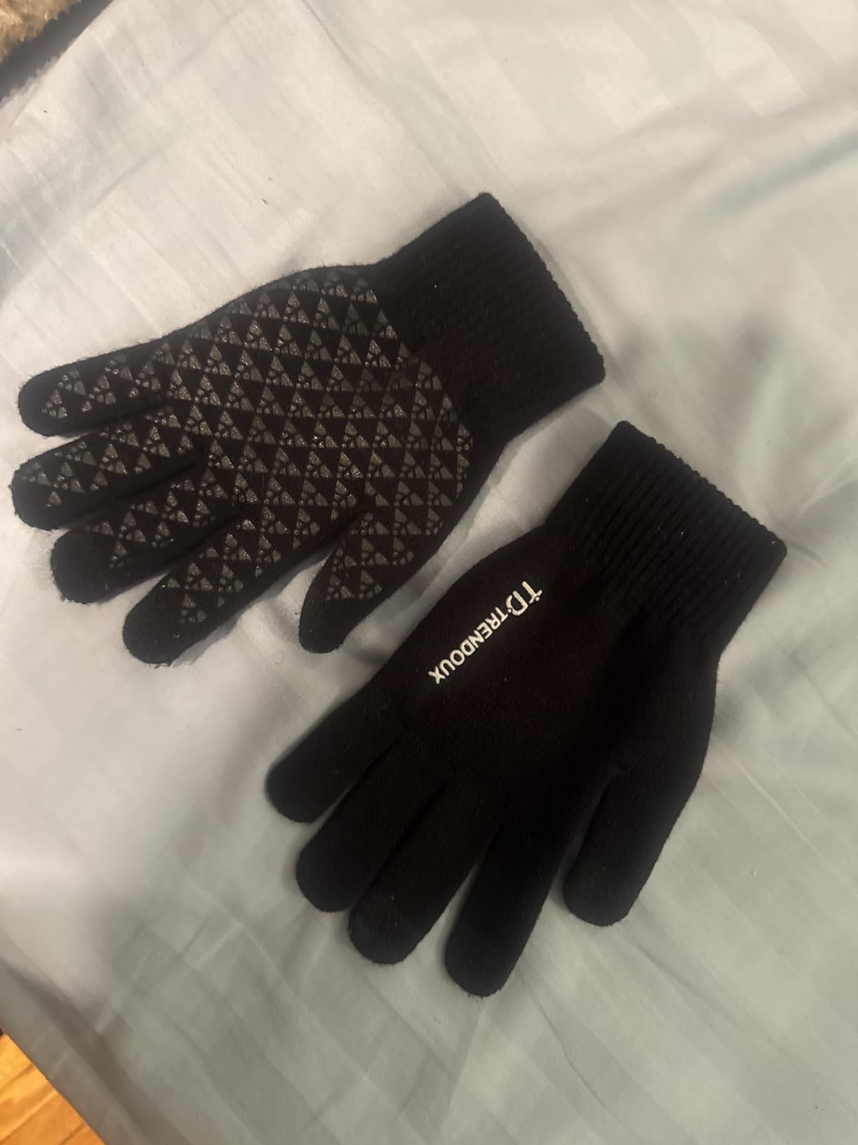 TRENDOUX Winter Gloves for Men Women - Upgraded Touch Screen Cold Weather Thermal Warm Knit Glove for Running Driving Hiking customer photo 2