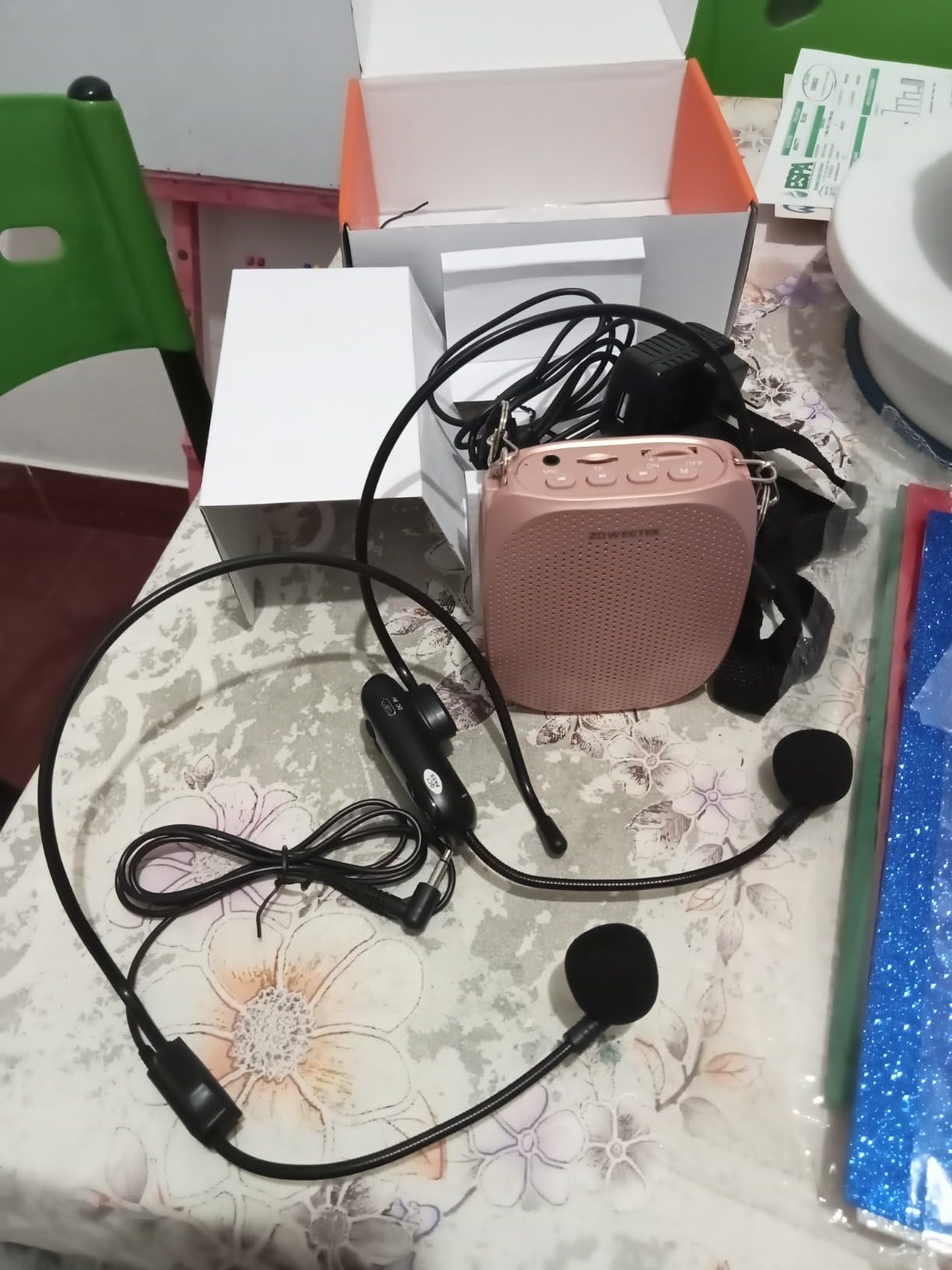 ZOWEETEK Original Voice Amplifier for Teachers with 2 Mics Wired+Wireless customer photo 1