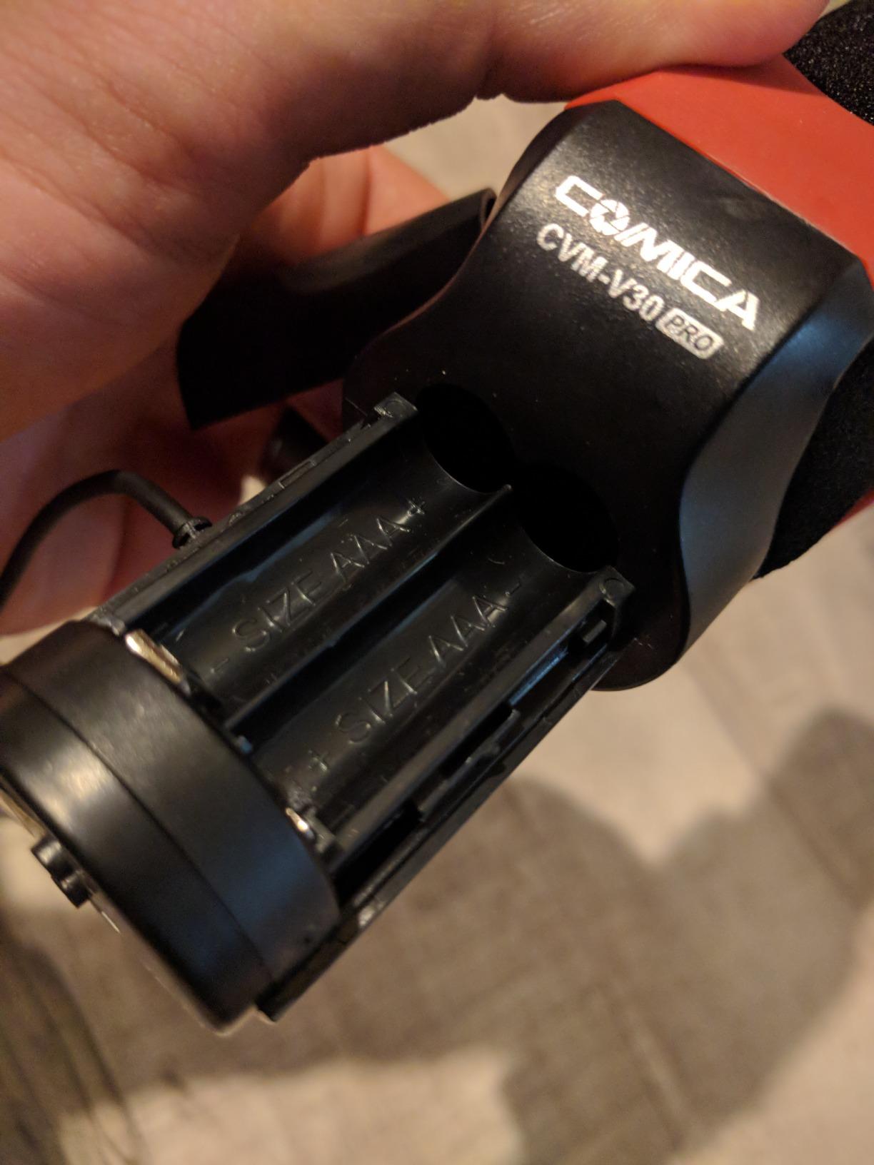 COMICA Camera Microphone CVM-V30 PRO Shotgun Video Microphone with 3.5mm Interface,Interview VideoMic for Canon Nikon Sony Panasonic Fuji Olympus DSLR Camcorder for YouTube Vlogging Facebook(RED) customer photo 2