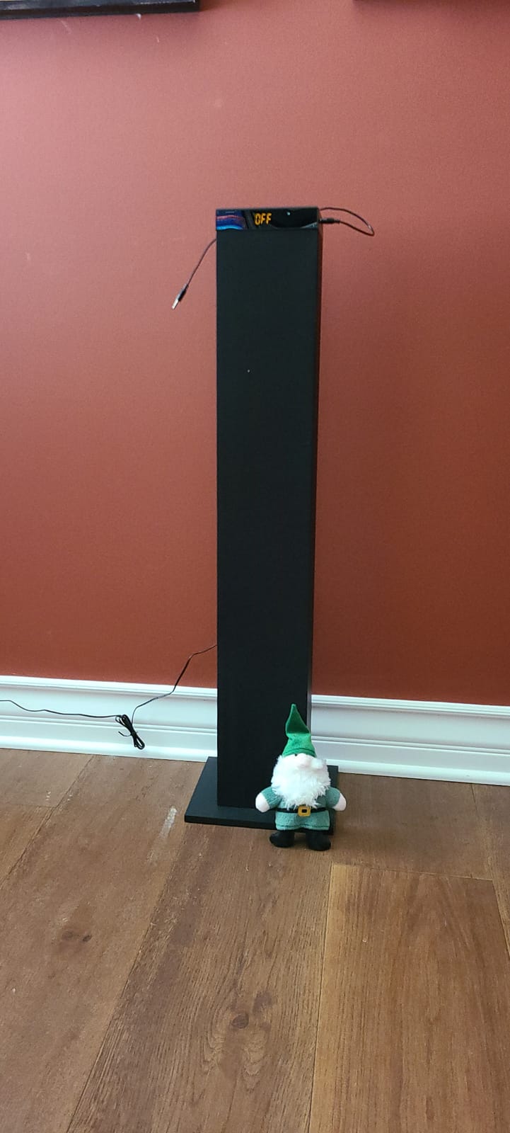 GOgroove Bluetooth Tower Speaker with Subwoofer Built in - Floorstanding Home Speaker with Powerful Bass and Dual Drivers, 120W Peak Power, MP3 3.5mm Aux, USB 2.0 Port Flash Drive, FM Radio (Single) customer photo 2