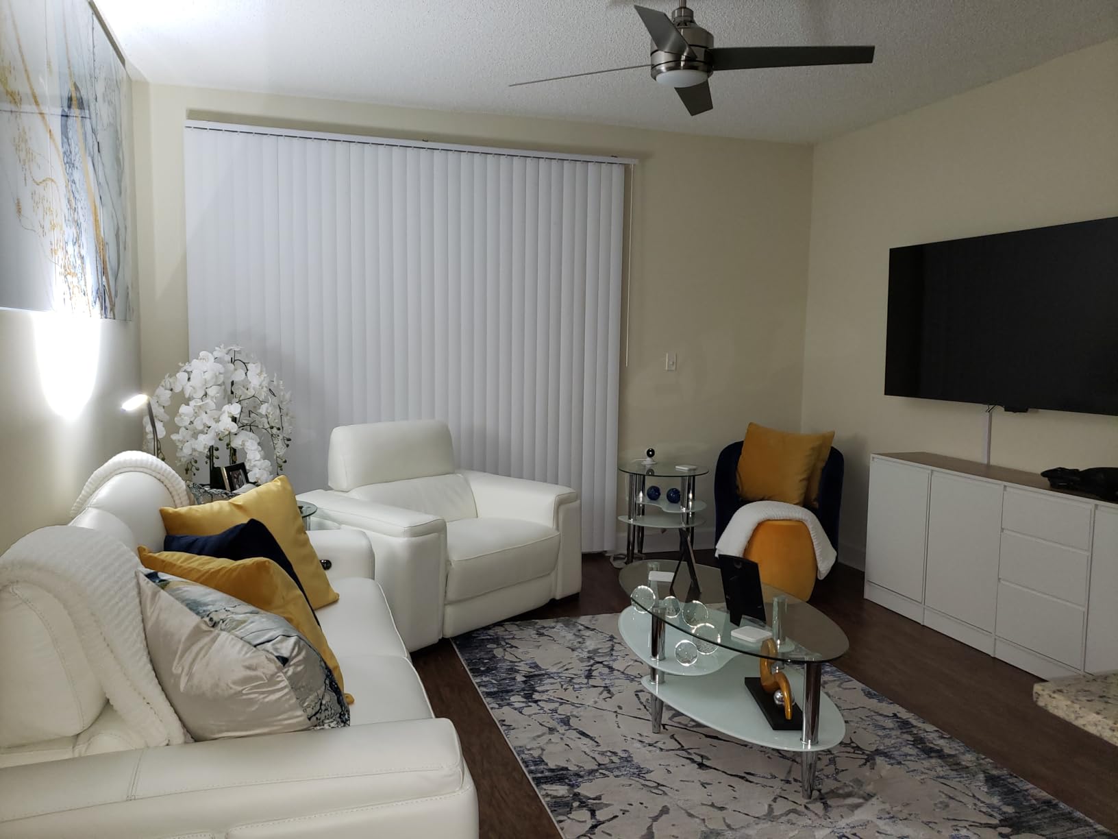daylight Company, LLC U35108 Slimline 3 Table Lamp-LED-80 CRI-Eye Care-4 Brightness Levels, 3,000 LUX at 30 cm, 1,065 LUMENS-4 Step DIMMER Mode, Brushed Steel, 25.6 x 30 x 0.8 customer photo 1