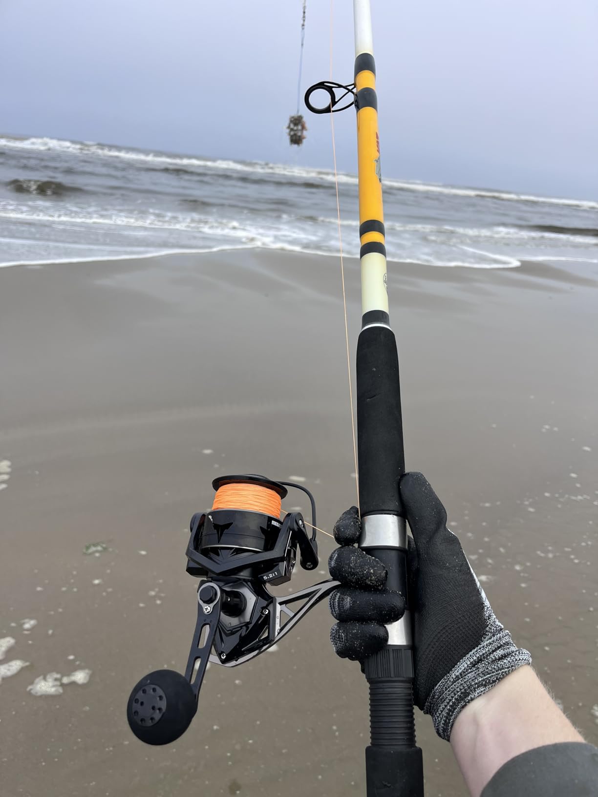 KastKing Megatron Spinning Fishing Reels with 5.2:1 Gear Ratio | Max Drag: 39.5 lb, 7+1 BB, 13.4 oz, Aerospace Aluminum Alloy Skeletal Frame, Robot Inspired Aluminum Handle, EVA Grips customer photo 1
