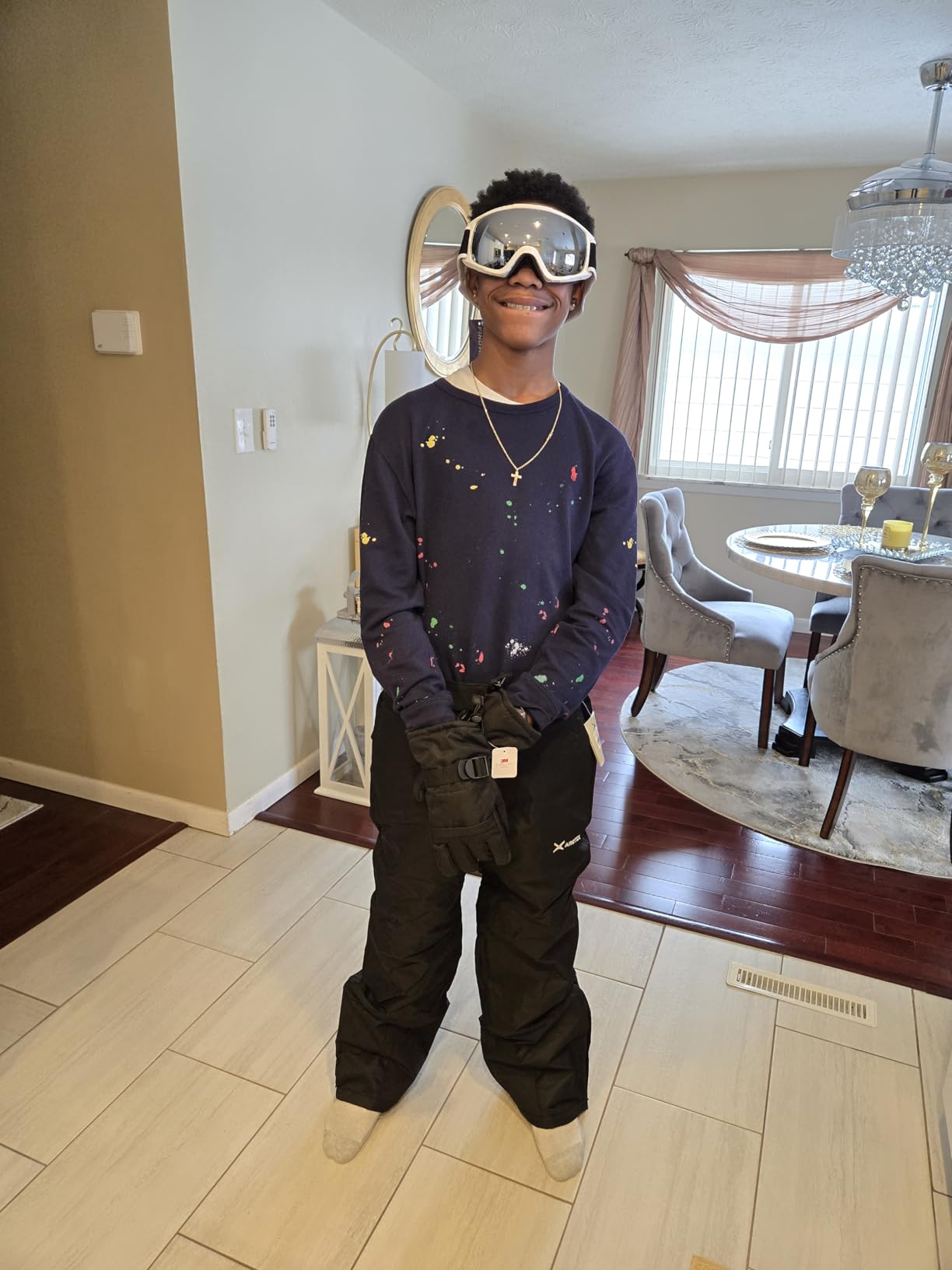 findway Ski Goggles OTG - Over Glasses Snow/Snowboard Goggles for Men, Women & Youth - 100% UV Protection customer photo 2