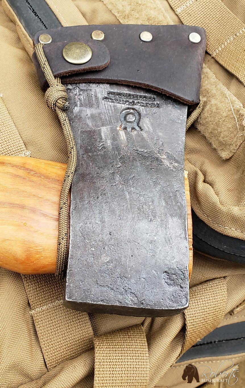 Husqvarna Hatchet, Small Axe with Leather Sheath and Hickory Handle, Ideal Small Hatchet Axe for Camping Gear and Gardening Tools customer photo 2