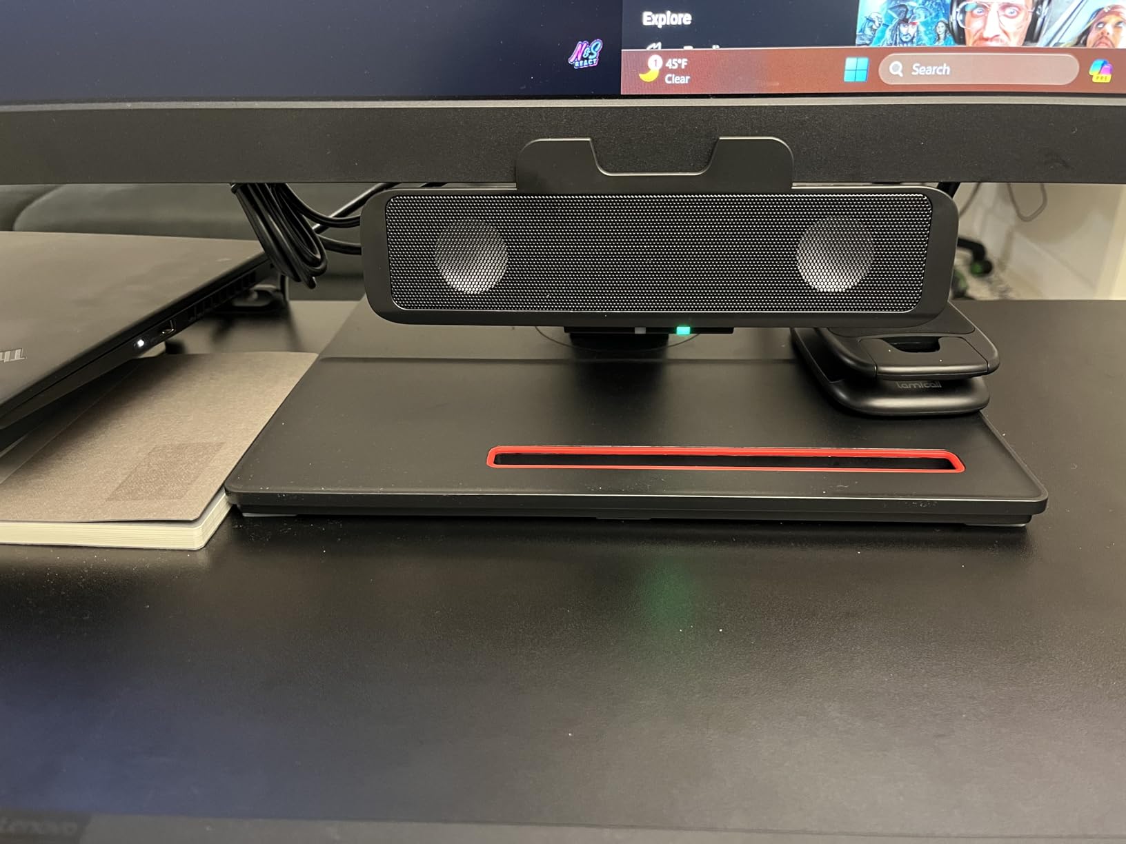 Cyber Acoustics CA-2890BT USB and Bluetooth Speaker Bar with Speakerphone customer photo 1
