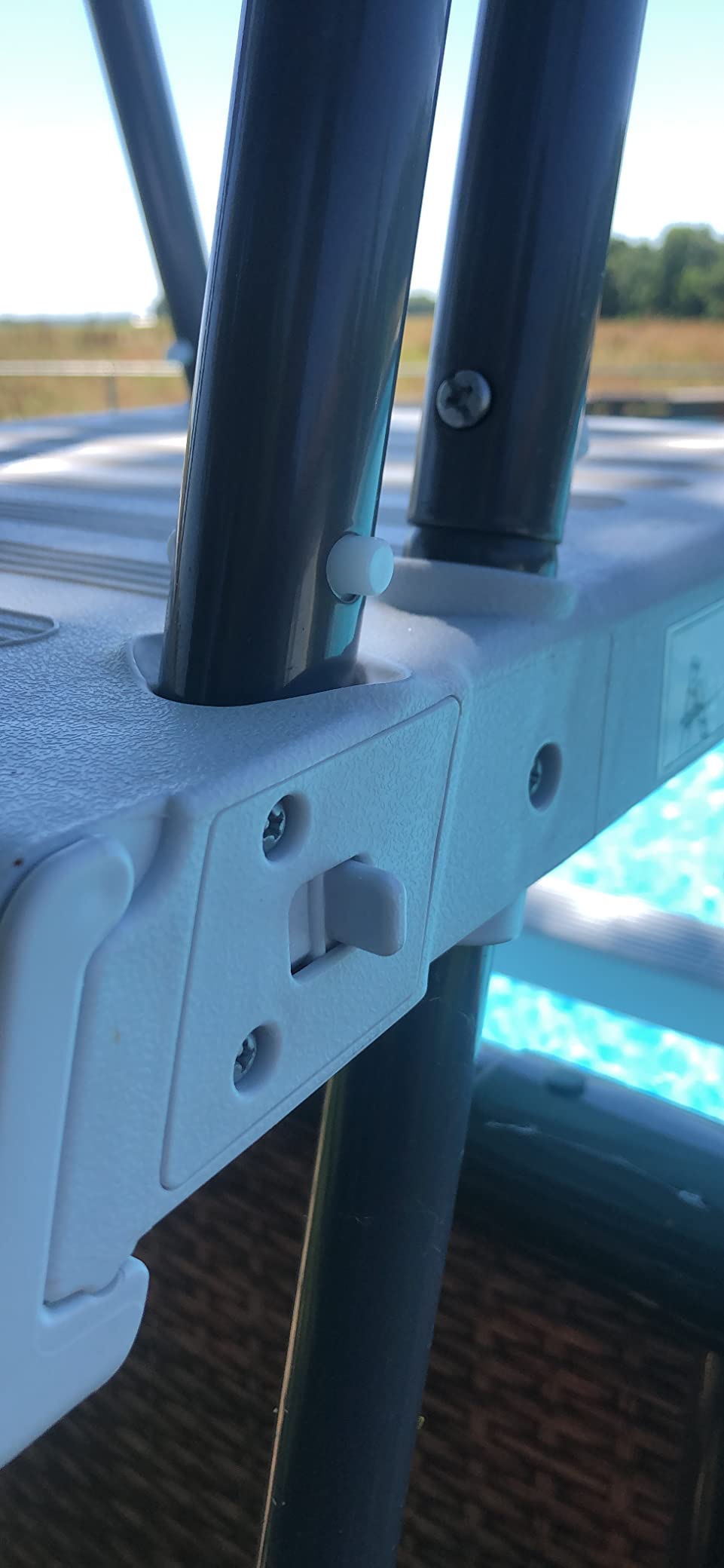 Intex 28077E Heavy Duty Deluxe Pool Ladder with Removable Steps for 52 Inch Depth Above Ground Pools customer photo 1