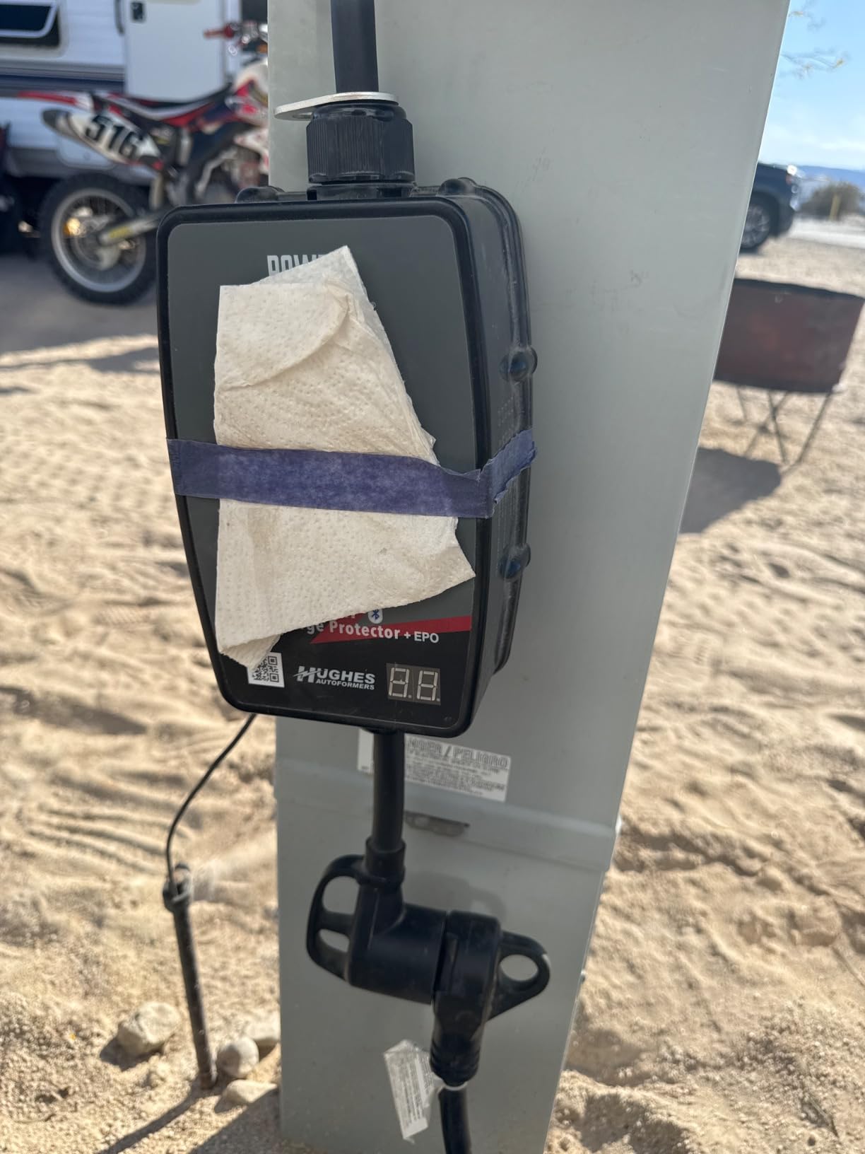 Power Watchdog PWD30EPO Smart RV Surge Protector, 30A, Bluetooth, IP65 | Patented Bluetooth connectivity monitors voltage, amperage & wattage. IP65 water-resistant. customer photo 1