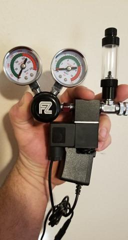 FZONE Aquarium Co2 Regulator DC Solenoid with Bubble Counter and Check Valve Plant Grow DIY CO2 System CGA320 Side Open Cylinder customer photo 1