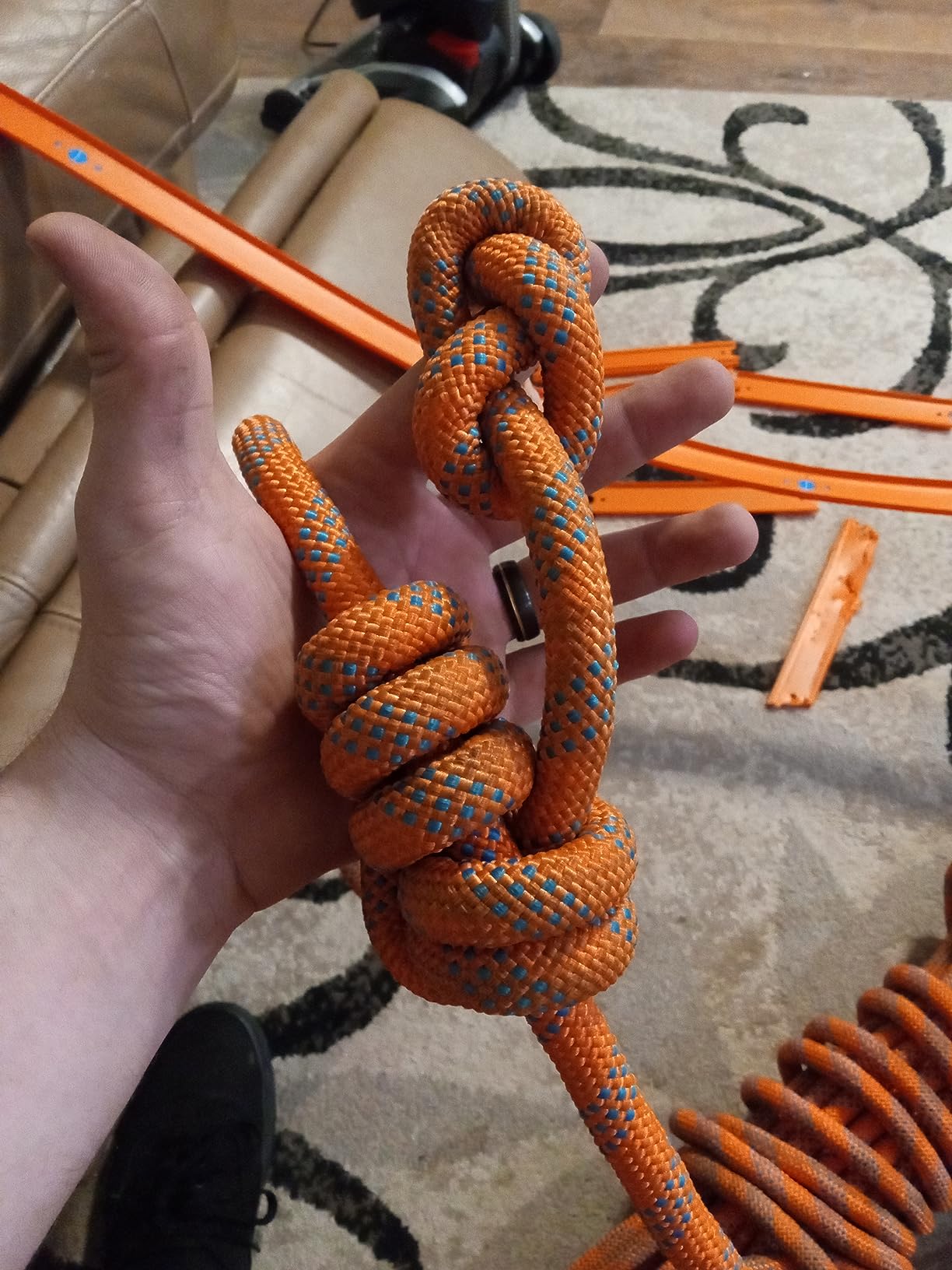 Static Climbing Ropes 35FT,50FT,100FT,150FT,200FT,250FT(Diam 10mm,16mm) customer photo 2