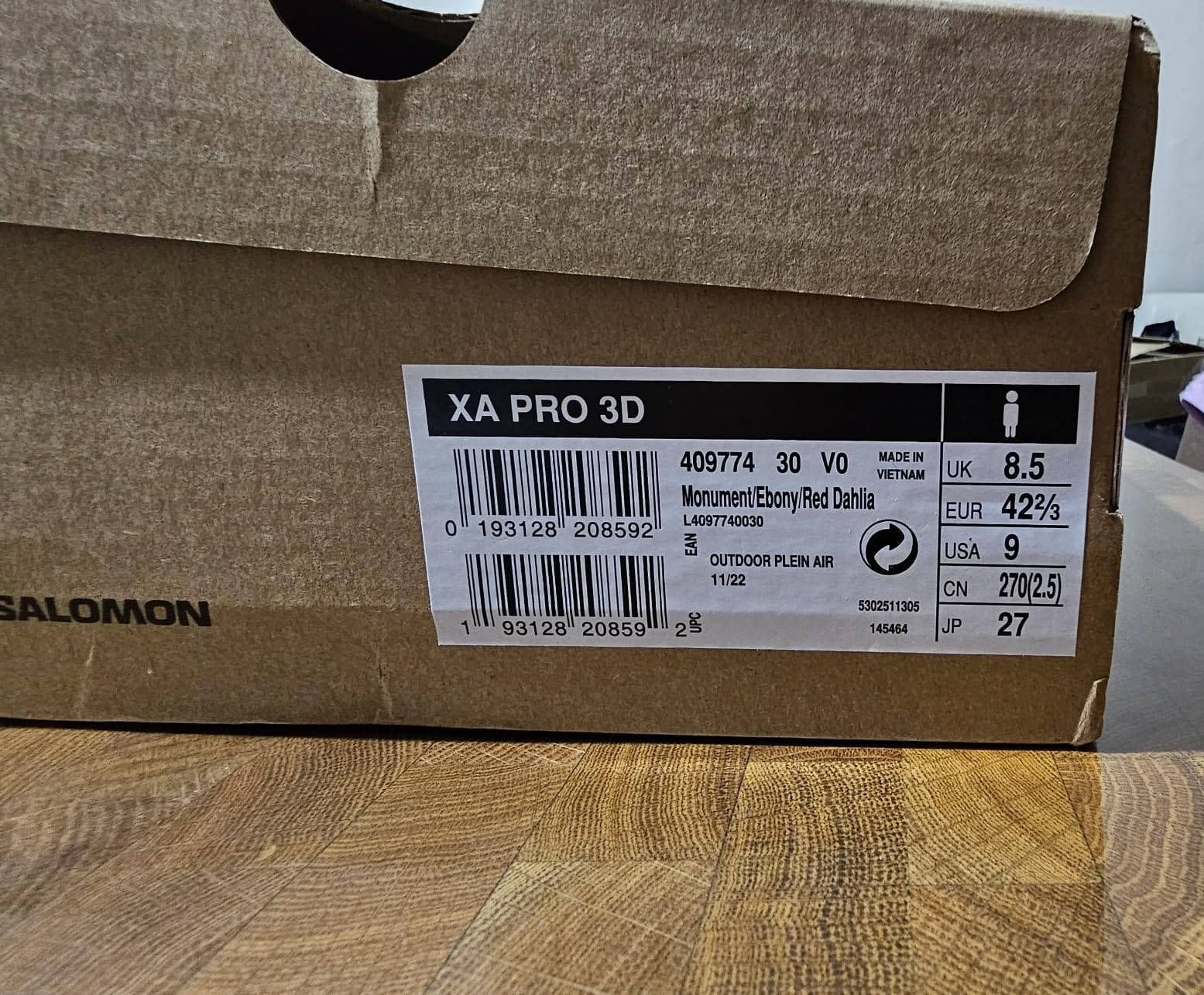 Salomon Men’s XA PRO 3D Trail Running Shoes customer photo 1