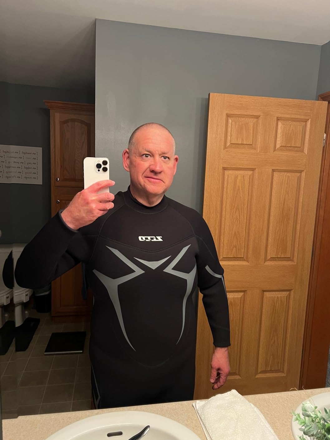 ZCCO Wetsuits Men's Women's 3mm Premium Neoprene Full Sleeve Dive Skin for Spearfishing,Snorkeling, Surfing,Canoeing,Scuba Diving Wet Suits customer photo 2