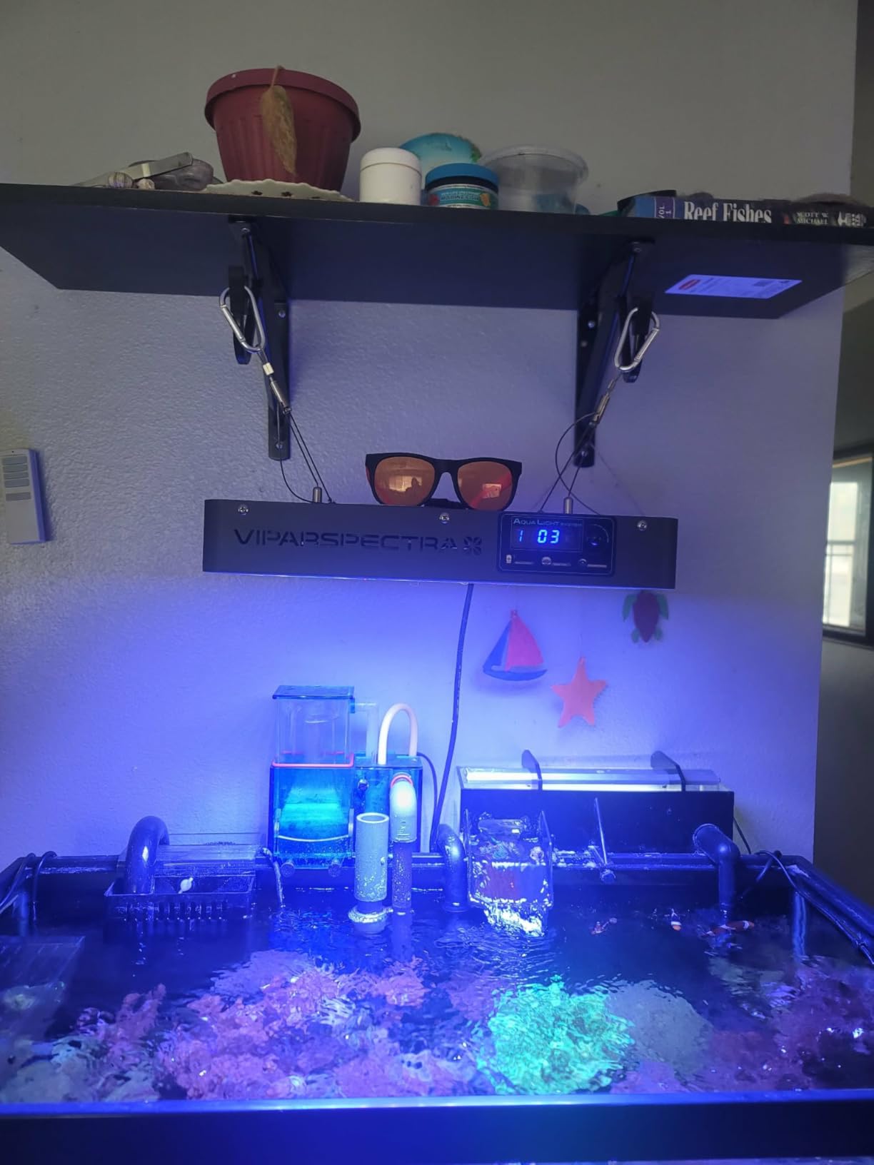 VIPARSPECTRA 165W LED Aquarium Light Dimmable Full Spectrum LED Reef Lights customer photo 1