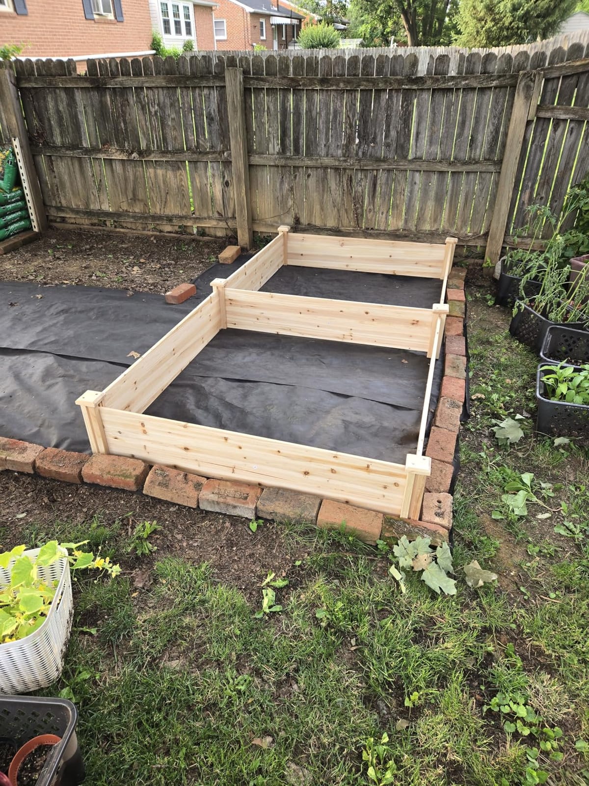 Yaheetech Raised Garden Bed Wooden Planter Box for Vegetables/Flowers, Wood customer photo 2