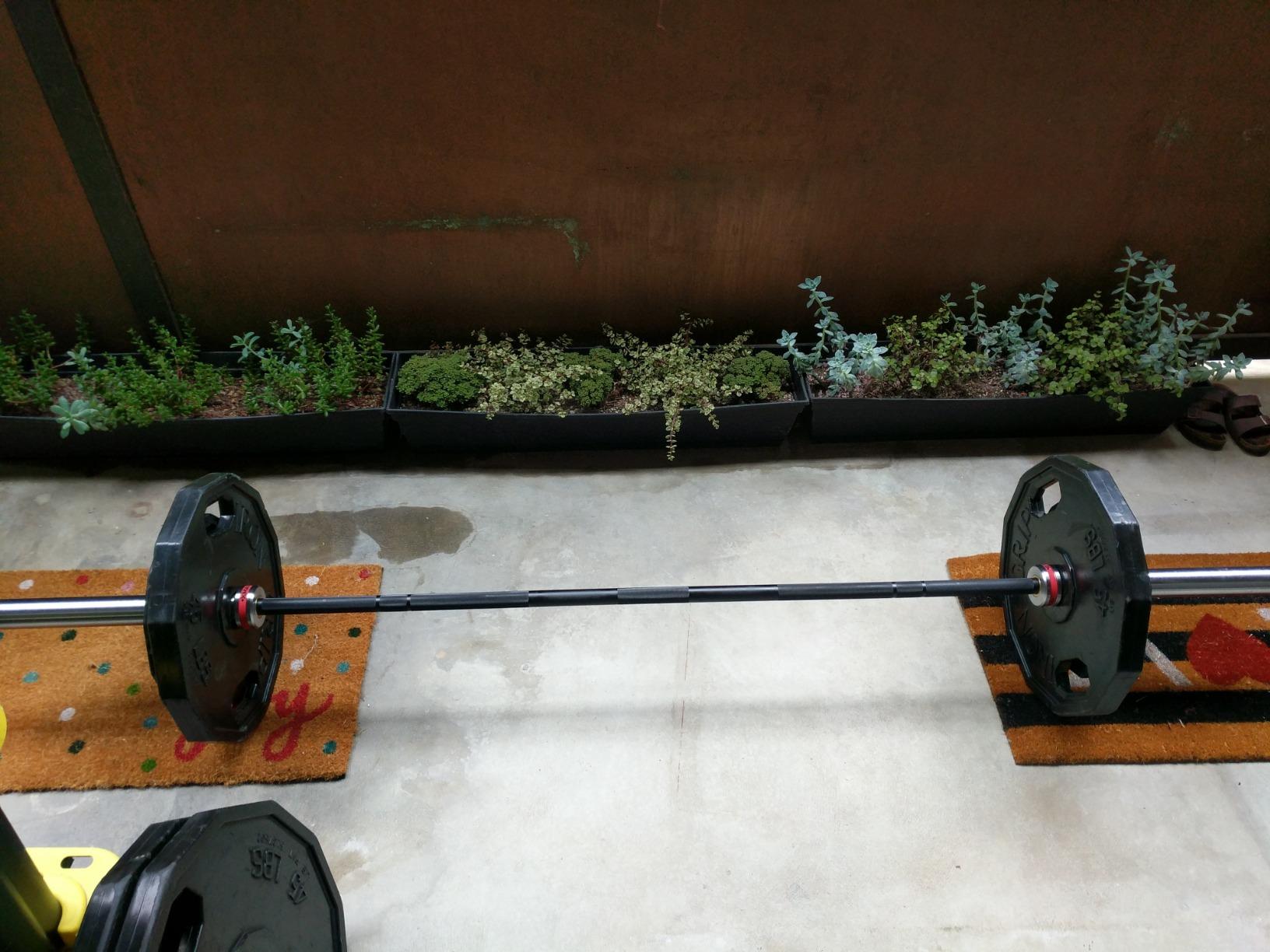 XMARK Crowbar Olympic Barbell, 20kg Training Bar, 28mm Shaft, Center Knurl, Built for Strength Training and Olympic Lifts customer photo 1