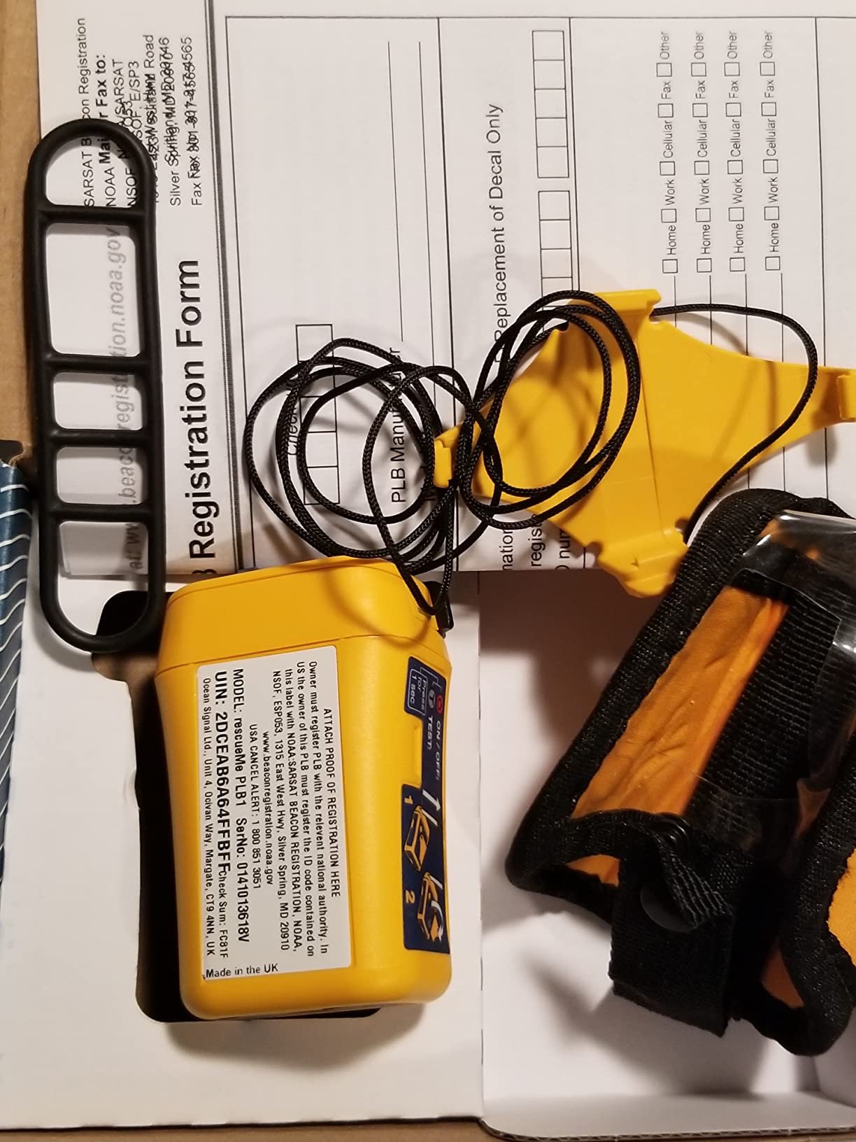 Ocean Signal rescueME PLB1 - Compact Satellite SOS Personal Locator Beacon customer photo 1