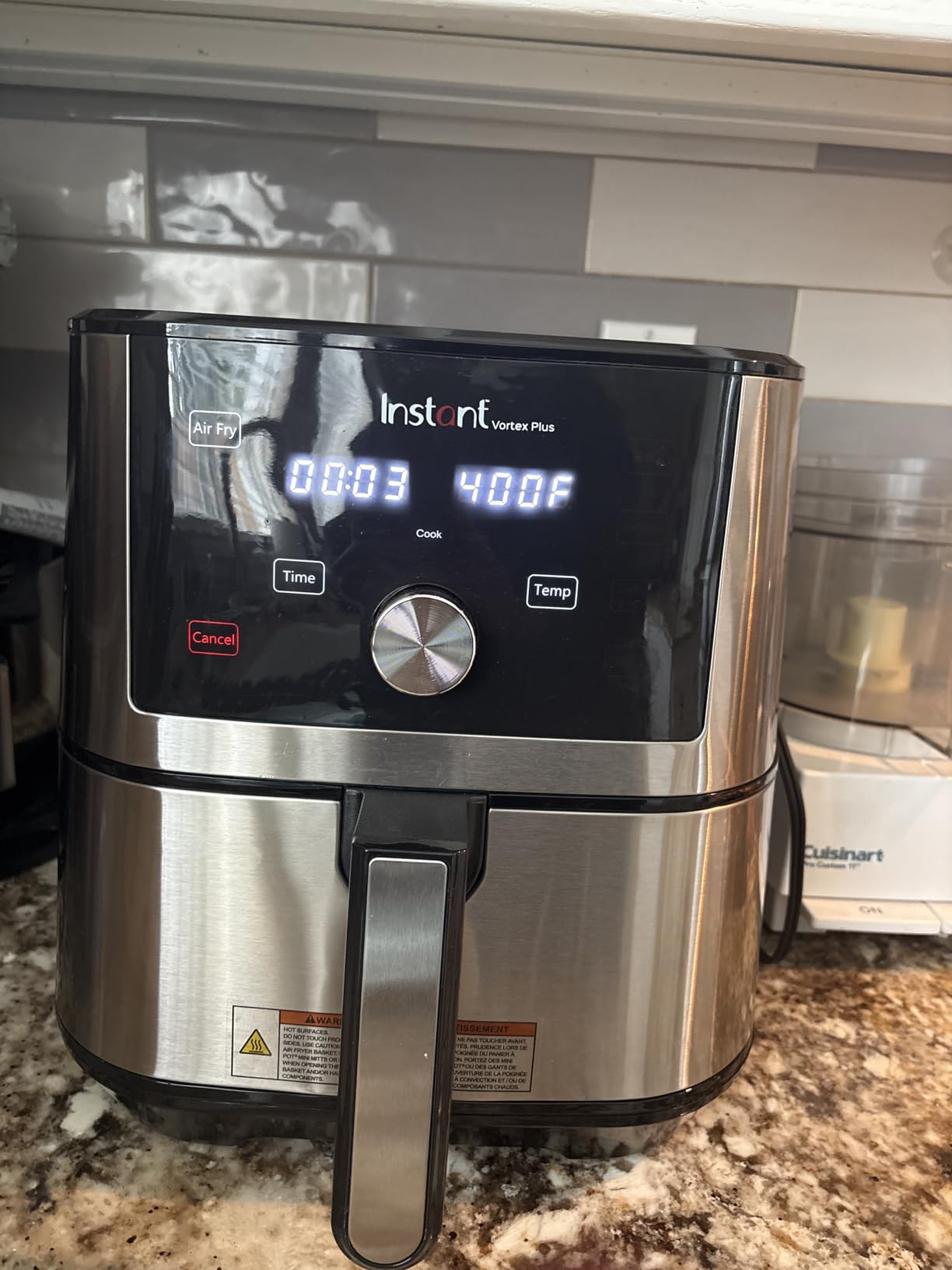 Instant Pot VORTEX Plus 6QT XL Air Fryer, 6-in-1 Air Fryer, Stainless Steel customer photo 1