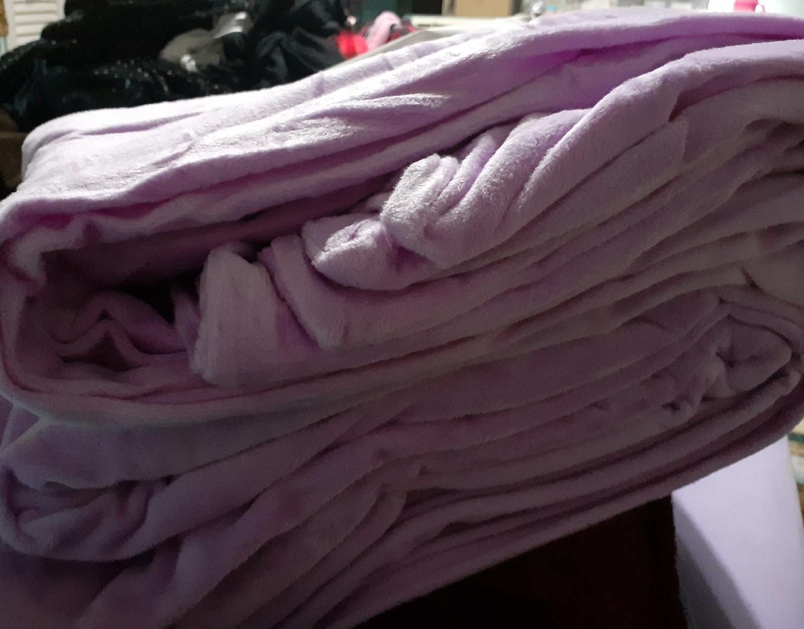NTBAY King Velvet Duvet Cover Set, 3 Piece, Purple | Plush Velvet Cover with Hidden Zipper and 4 Corner Ties, Includes 2 Pillow Shams, Duvet Insert Not Included customer photo 1