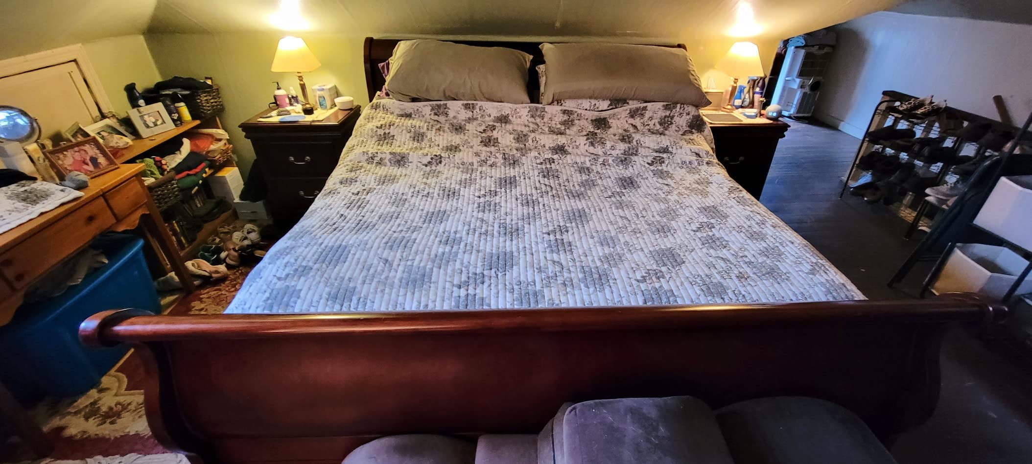 Sven & Son Platinum Adjustable Bed Base Frame Only, Head and Foot Lift, Lumbar Support, Head-Pillow-Tilt, Massage, Under-Bed Lights, USB - King customer photo 1