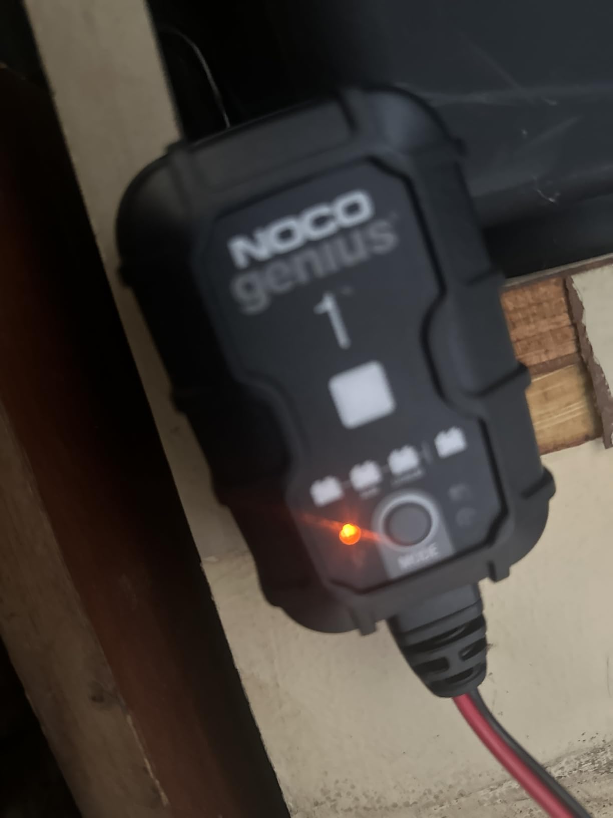 NOCO GENIUS1 1A 6/12V Smart Battery Charger, Trickle Charger & Maintainer customer photo 2