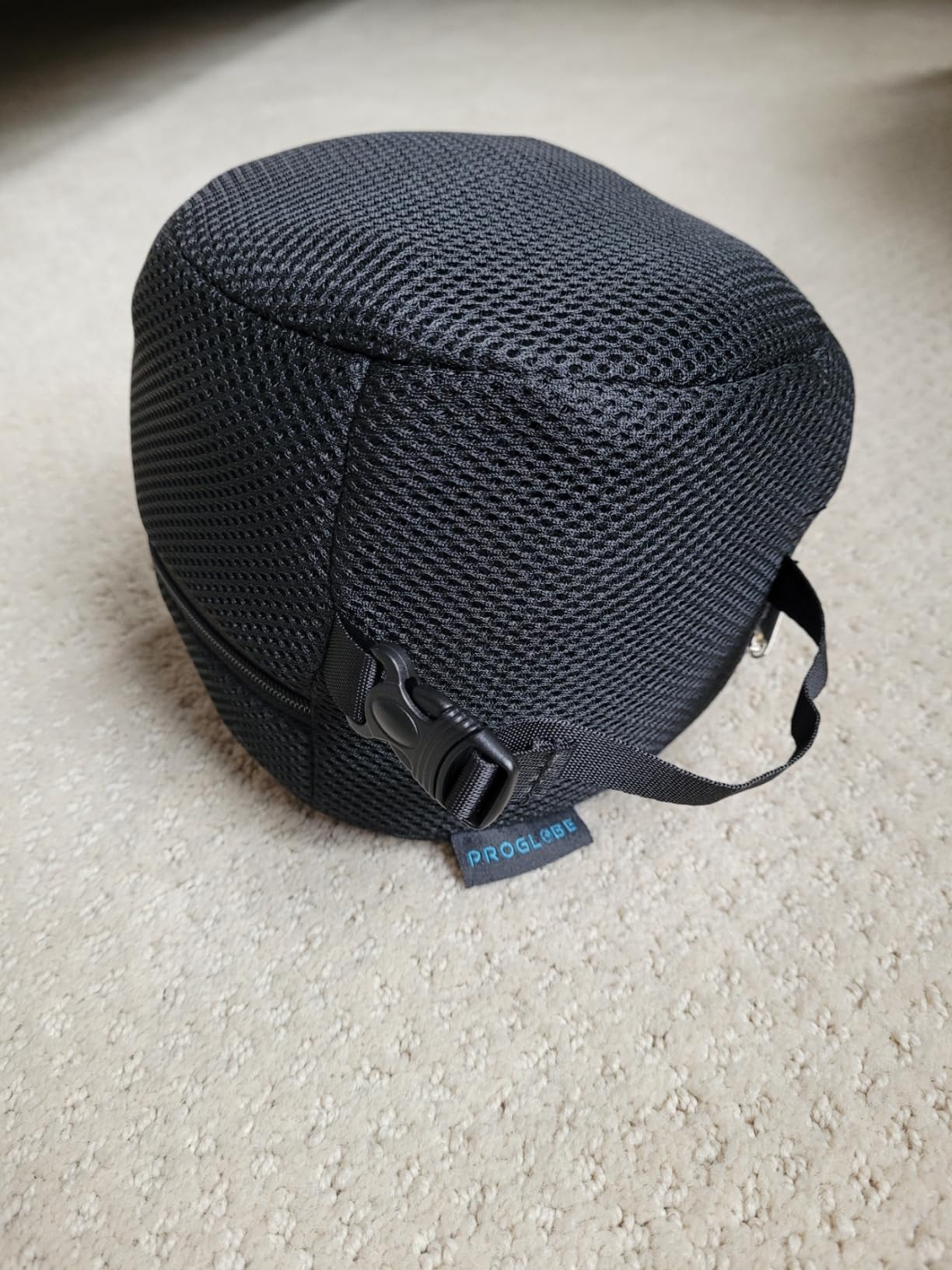 Proglobe Travel Neck Pillow for Airplanes, Long Haul Flight Kit, Grey | Long Flight Travel Kit with 3D Contoured Eye Masks, Earplugs and Luxury Bag, Updated Material Plane Sleeping Support customer photo 2