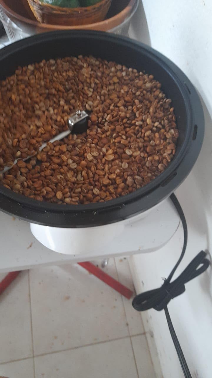 LUEUR Electric Coffee Roasters For Home Use,Coffee Bean Roaster Machine Coffee Bean Roaster For Stovetop, Countertop, Commercial Coffee Bean Roasting Machine 110V | Coffee Bean Roaster For Stovetop, Countertop, Commercial Coffee Bean Roasting Machine 110V customer photo 1