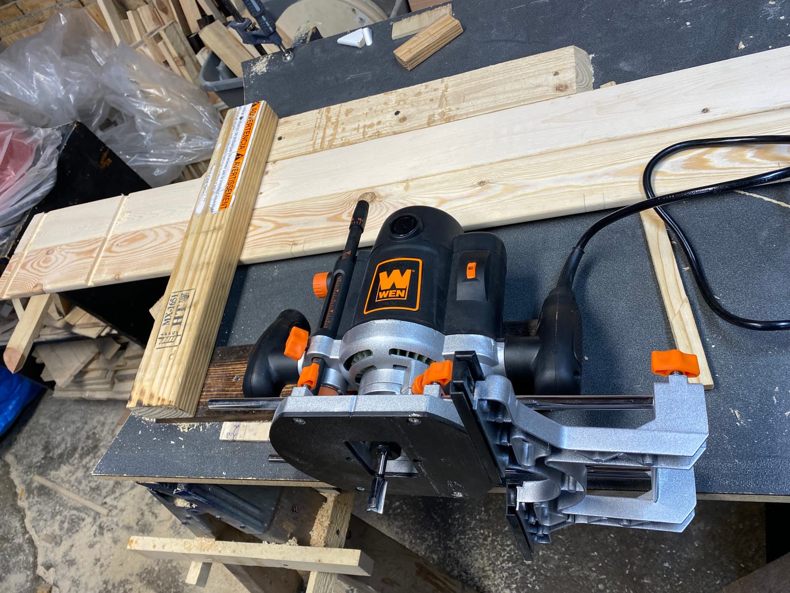 WEN RT6033 15-Amp Variable Speed Plunge Woodworking Router Kit with Carrying Case & Edge Guide customer photo 1